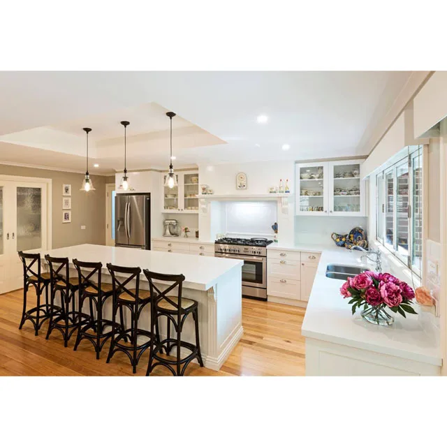 Modern Made in China Factory Direct Manufacture Solid Wood Kitchen Cabinet