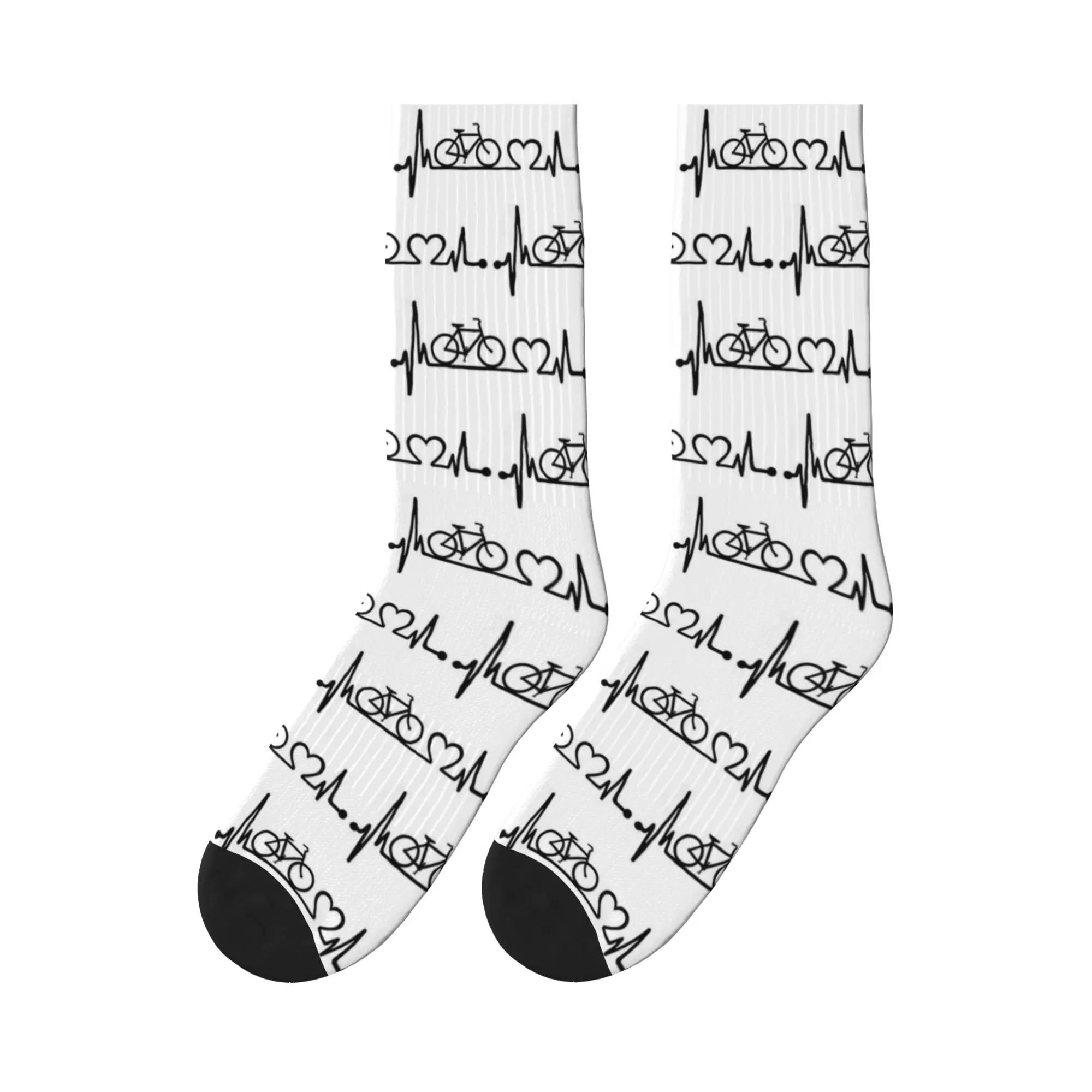 

Mountain Bike Cycling Pulse Sports Socks Super Soft Stockings All Season Long Socks for Man's Woman's Birthday Present