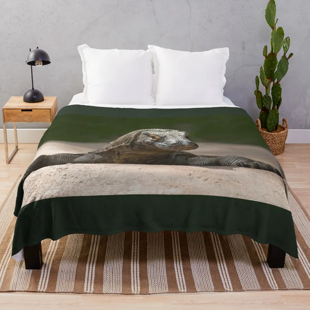 Komodo monitor dragon Throw Blanket Luxury Thicken Multi-Purpose Sofa warm for winter Blankets