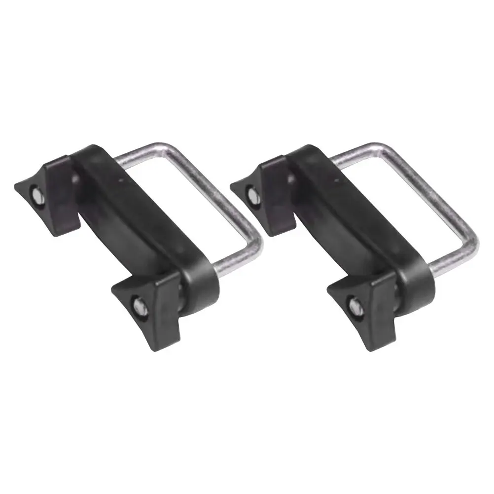 

2Pcs Roof Rail Clips Sturdy Metal Plastic Crossbar Clamps Secure Car Roof Rack Mounting Accessories Travel Crossbar Clips