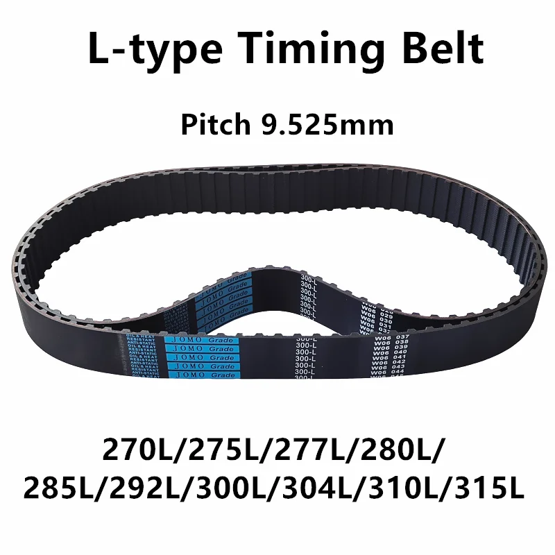 

L-type Timing L Transmission Belt Type 270L 275L 277L 280L 285L 292L 300L 304L 310L 315L Industrial Synchronous Belts Pitch9.525