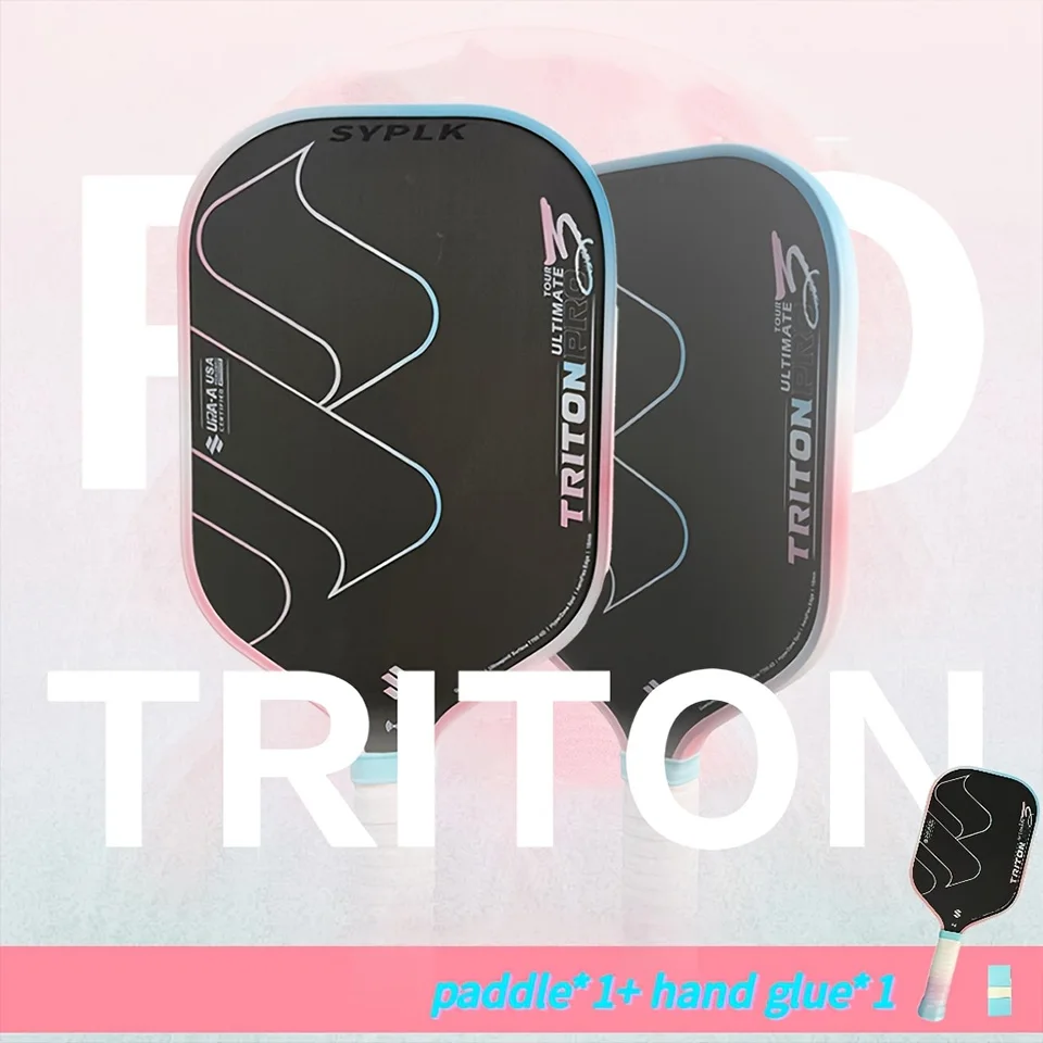 New Thermoformed Unibody T700 Raw Carbon Fiber USAPA Approved Pickleball Spin Textured Surface With Foam Edge Lightweight Paddle