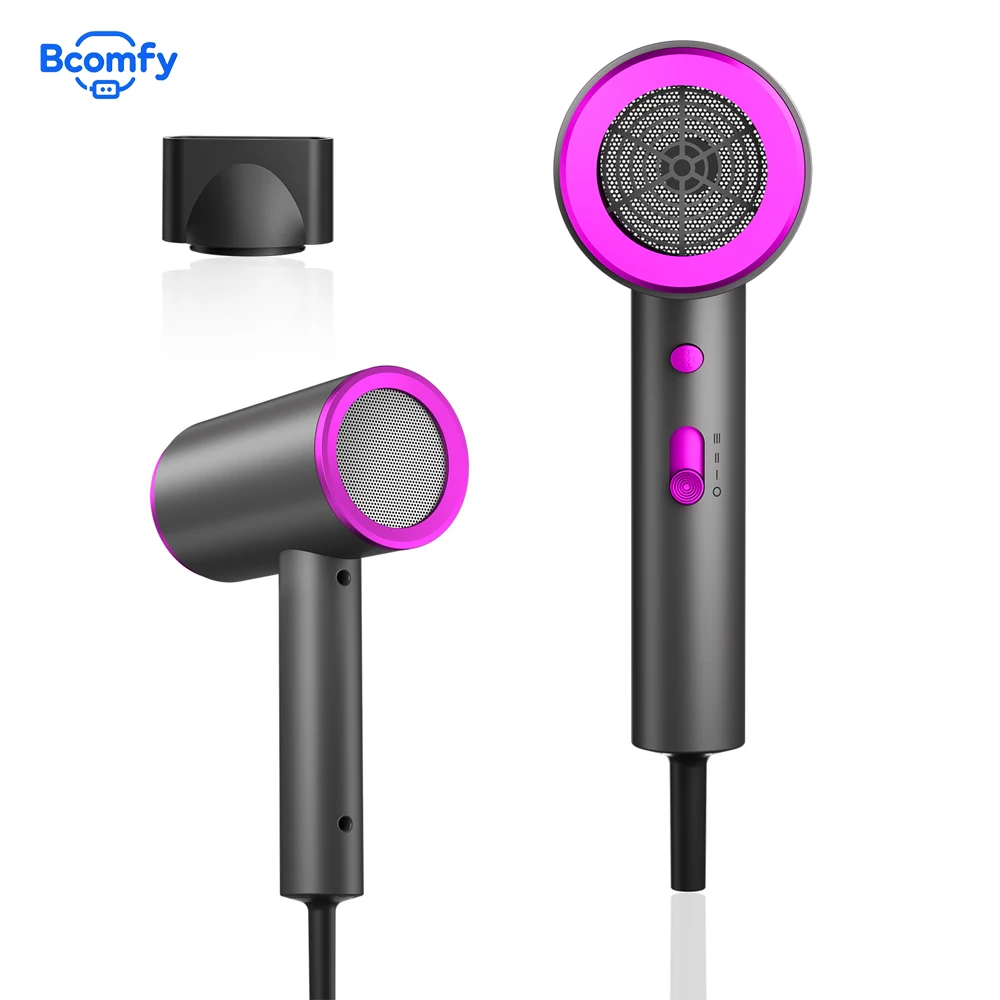 

Hair Dryer Professional Negative Ion Blow Dryer with Hot Cold 1600W High-Speed Portable Household Fast Drying Silent Hair Dryer