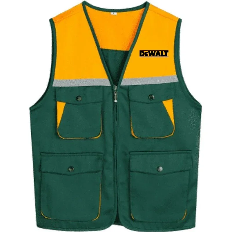 DeWalt Workwear Waistcoat High-End Multi-Pocket Decoration Staff Work Clothes Work Vest