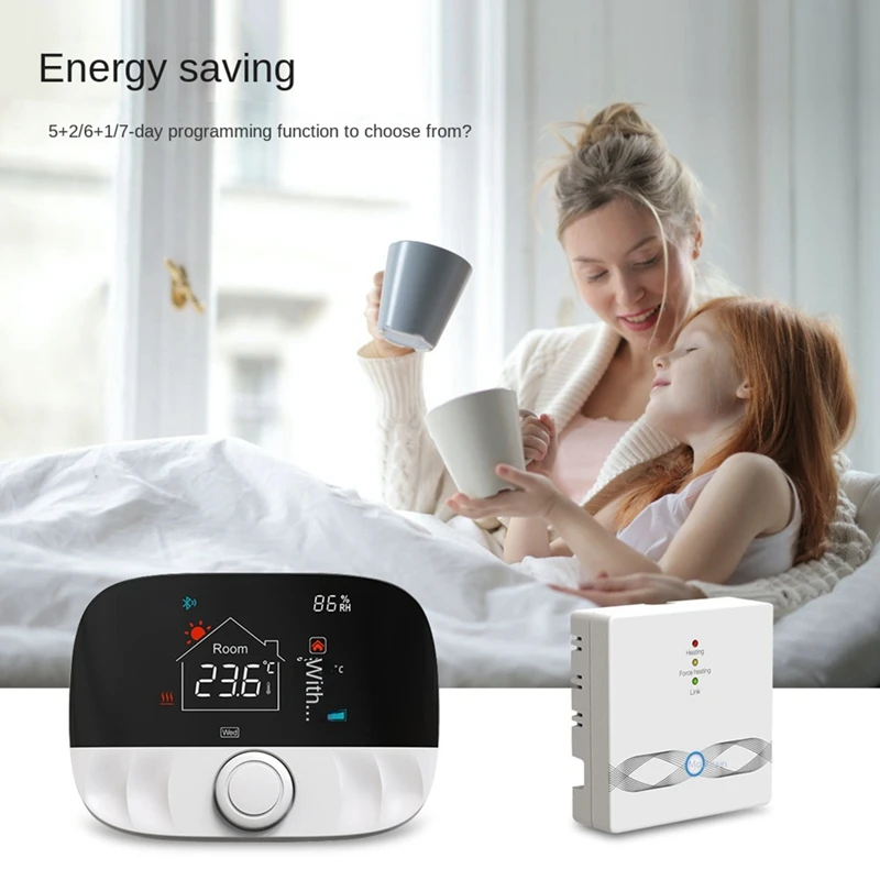 Smart Tuya Thermostat Wifi RF LCD Screen Controller Suitable For Underfloor Heating Gas Boiler Support Alexa Google A Durable