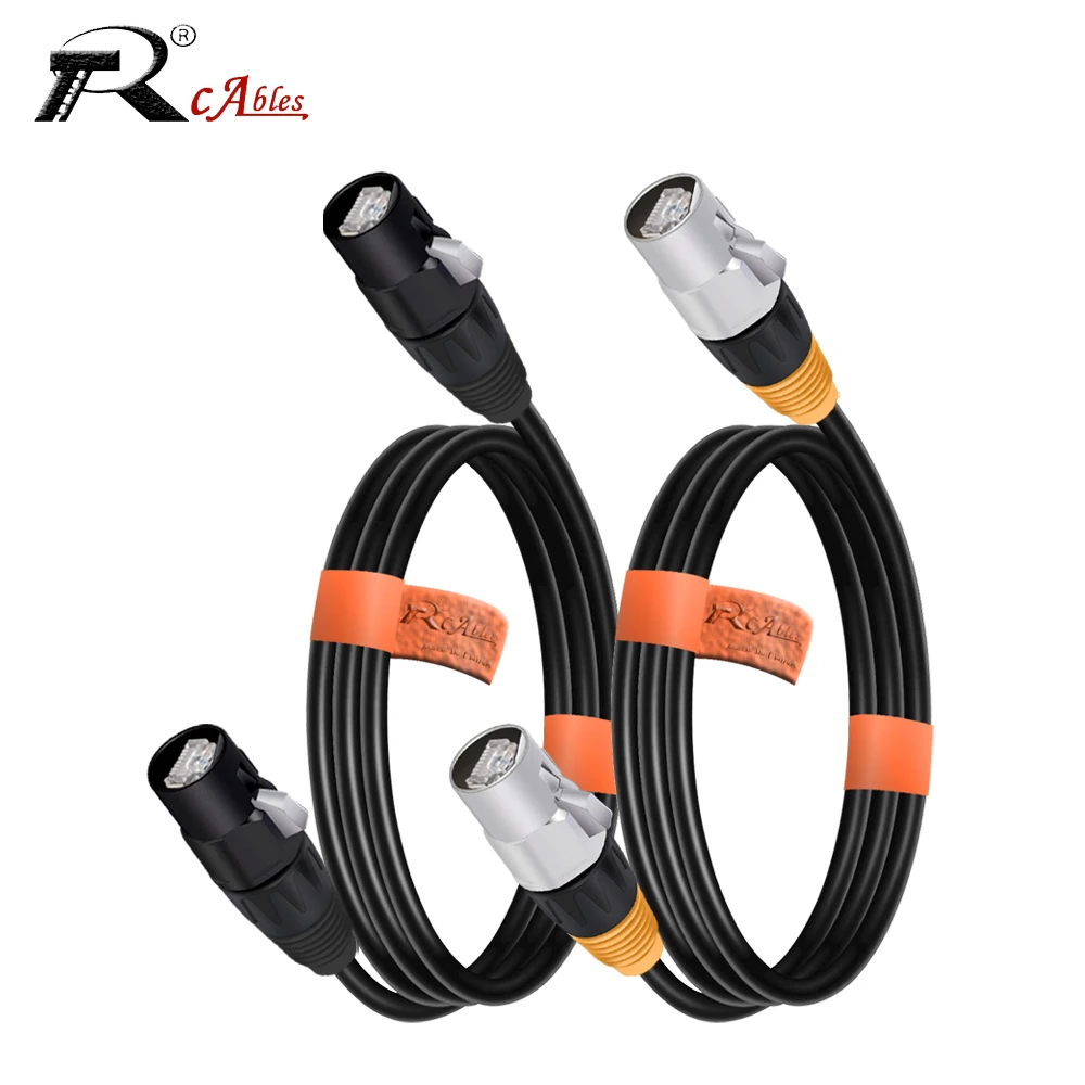 

0.3M-100M UTP Cat5/Cat6 Stage Ethernet Extension Cable Male to Male LAN Network Unshielded Cable with Button RJ45 Connector