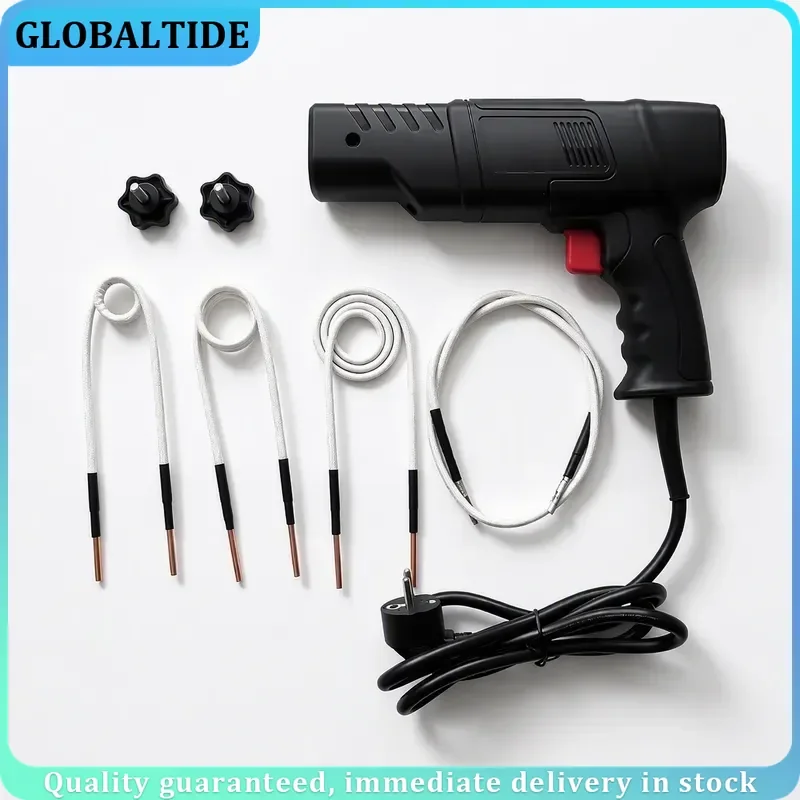 2500W Portable Induction Heater Flameless Magnetic Heating Gun Rusty Bolt Nut Remover Auto Car Repair Metal Heating Tool