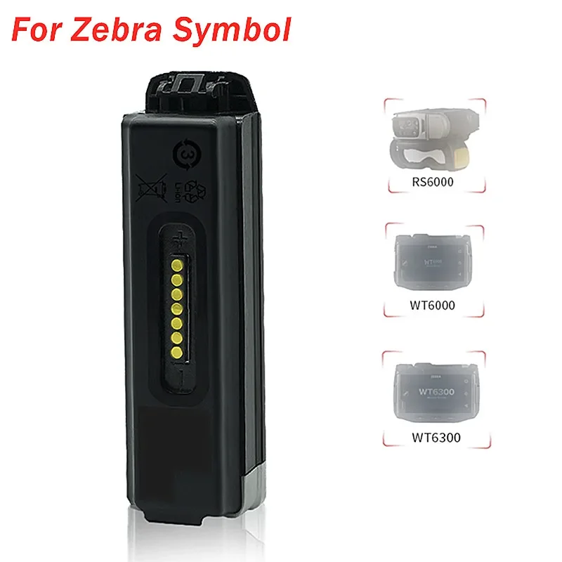 

Barcode Scanning Gun Battery Compatibility Zebra Symbol 3.7v3350mAh Lithium Battery WT6000 RS6000 BTRY-NWTRS-33MA-01 BT000262A01