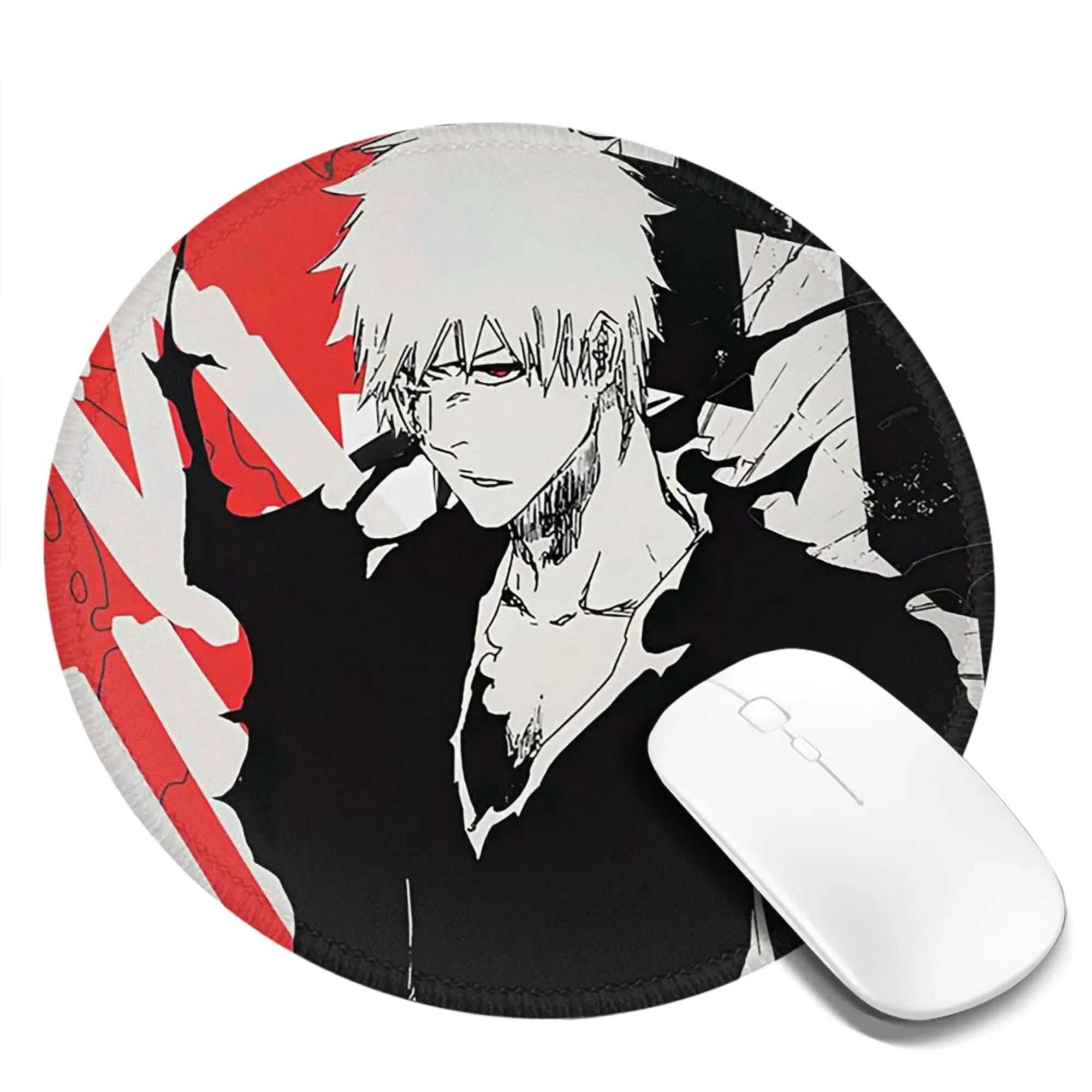 Ichigo Kurosaki Anime Bleach Mouse Pad Computer Keyboard Mouse Mat Gaming PC Laptop Desk Mat Office Accessories Table Mats