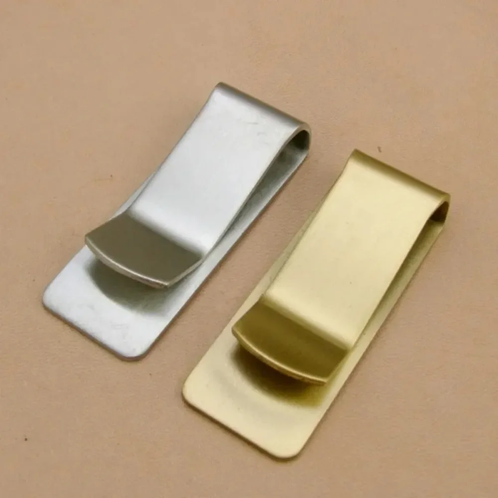 Stainless Steel Slim Pocket Men Design Money Clip Wallet Cash ID Credit Card Business Dollar Holder Metal Bill Clamp image 3