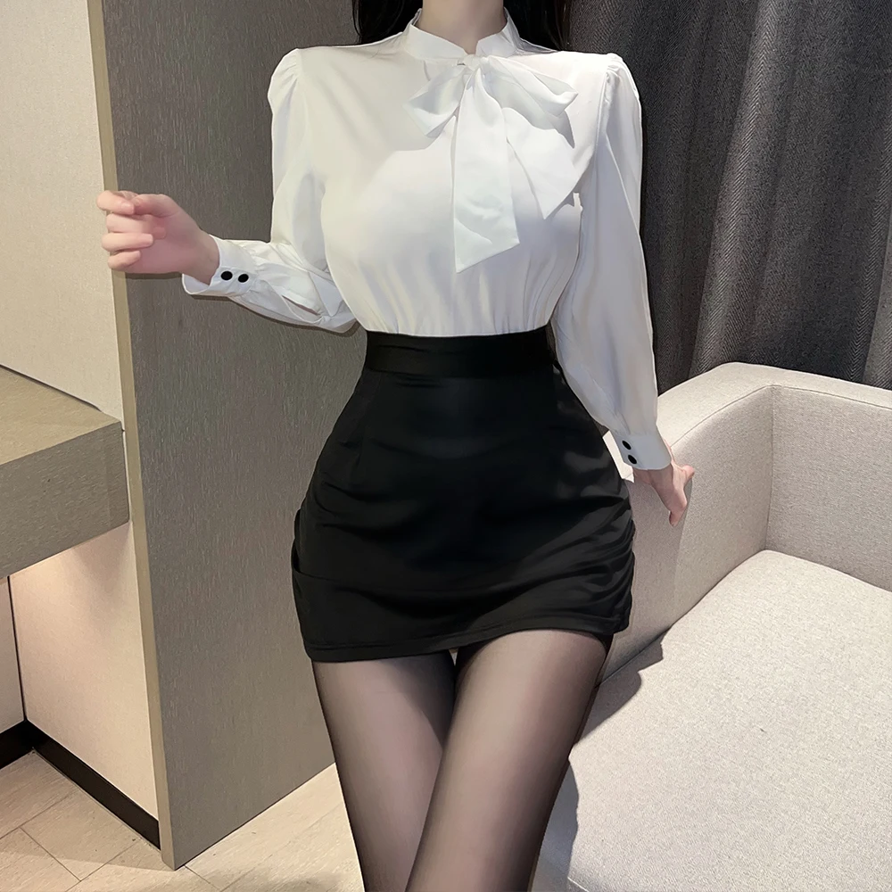 Rolle Spielen Ol Sekretärin Lehrer Cosplay Erwachsene Kostüme Erotische Dessous Uniform Versuchung Glamour Sex Anzüge Frauen 18