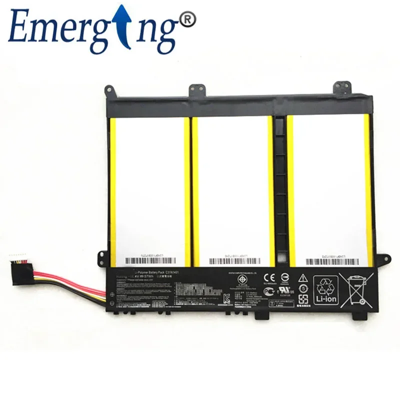 11.4V 57Wh New  Laptop Battery C31N1431 for ASUS EeeBook E403S E403SA E403NA E403N