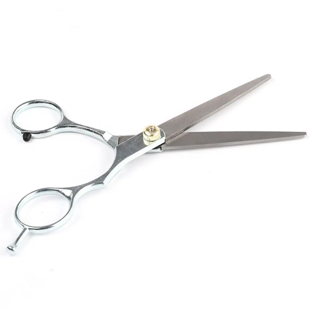 Stainless Steel Hair Cutting Scissors Thinning 6.0 Inch Barber Scissors Silver Barber Salon Hairdressing Shears Barber Shop