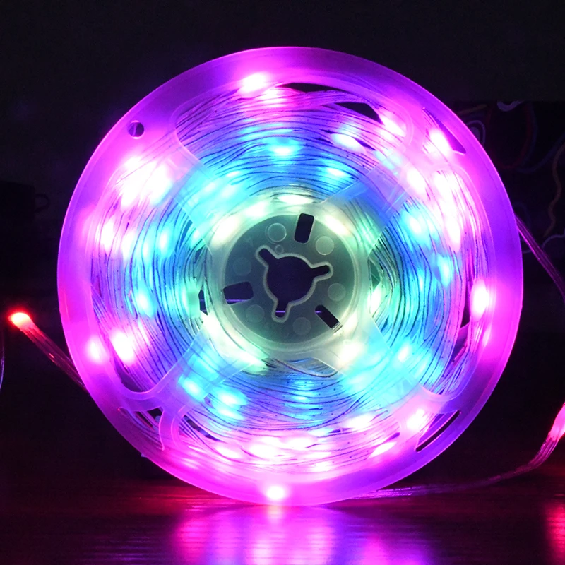 Smart WS2812B New LED Fairy String Light Remote Bluetooth USB Garland Lamp Outdoor Indoor Room Party Christmas Lighting Strings