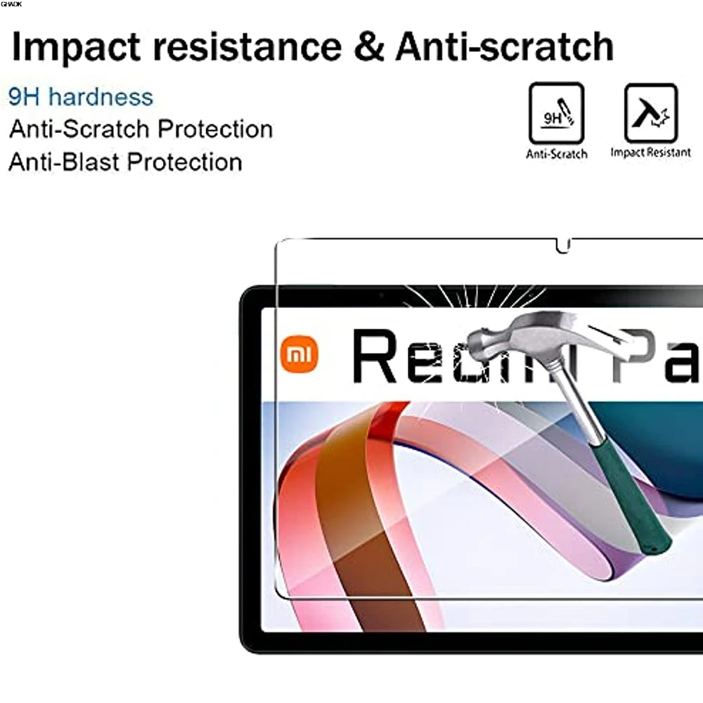 2 قطعة 9H واقي للشاشة من الزجاج المقسى للكمبيوتر اللوحي Xiaomi mipad 5 pro 11 6 PRO 11 Redmi Pad 10.61 SE 11 طبقة رقيقة واقية شفافة #5