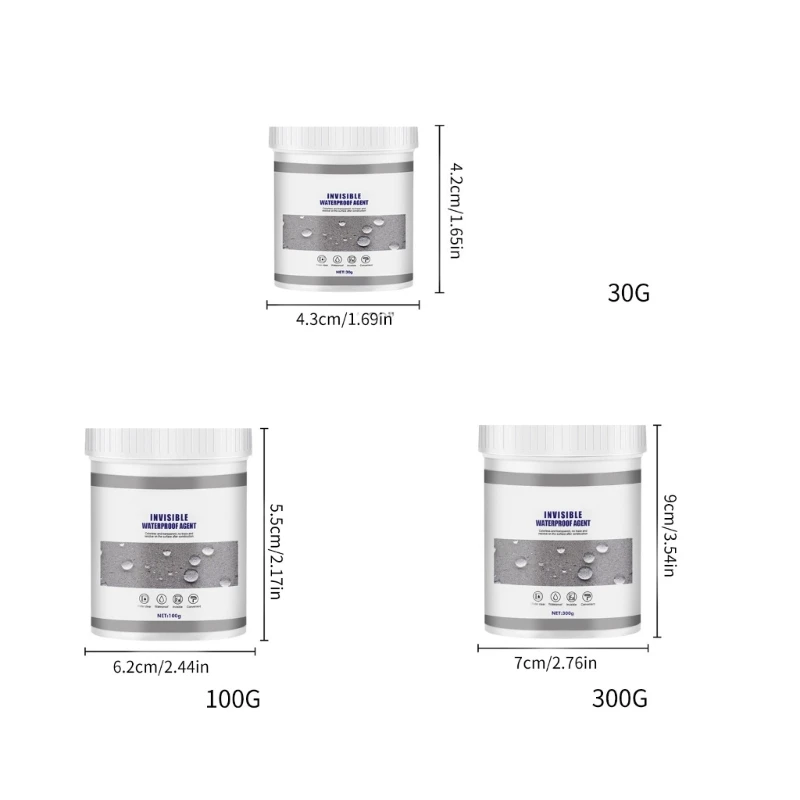 2x/Bộ Chống Thấm Nước Trong Suốt Chất Phủ Chống Thấm Cho Ngói Bê Tông