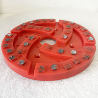 8 Inch 200mm Abrasive Block Diamond Metal Polishing Plate Renew Floor Polishing Pad For Grinding Stone Granite