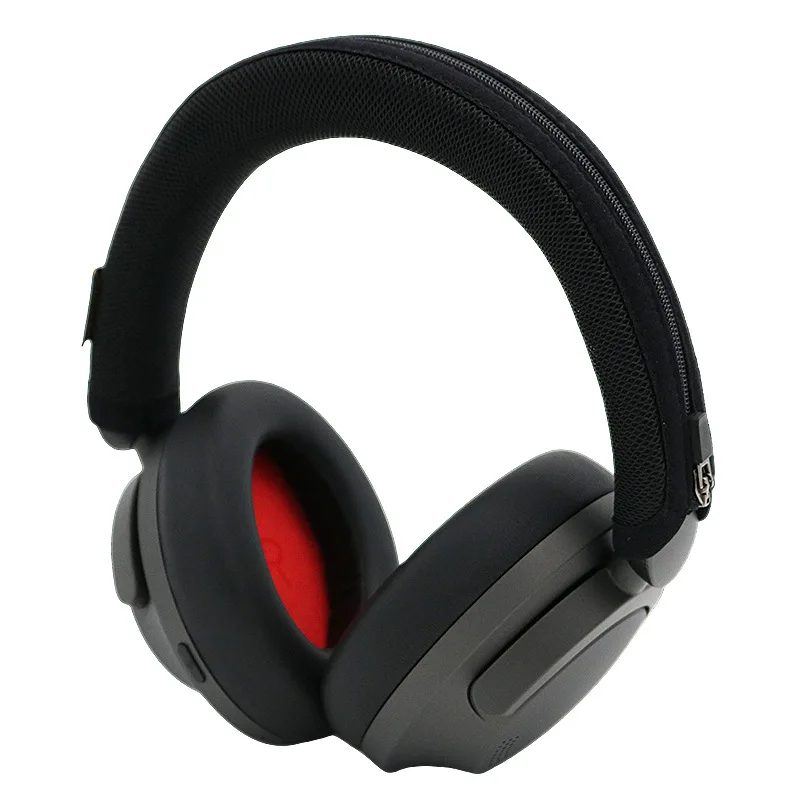 

Headphone Zipper Head Beam Cover for 1MORE SonoFlow HC905 Breathable Mesh Cloth Protective Case Headset， Headbeam 11.4