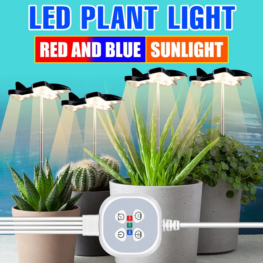 

Full Spectrum LED Plant Grow Light USB Indoor Hydroponic Fill Lamp 5V Dimmable Succulent Potted Seedings Cultivation Lighing
