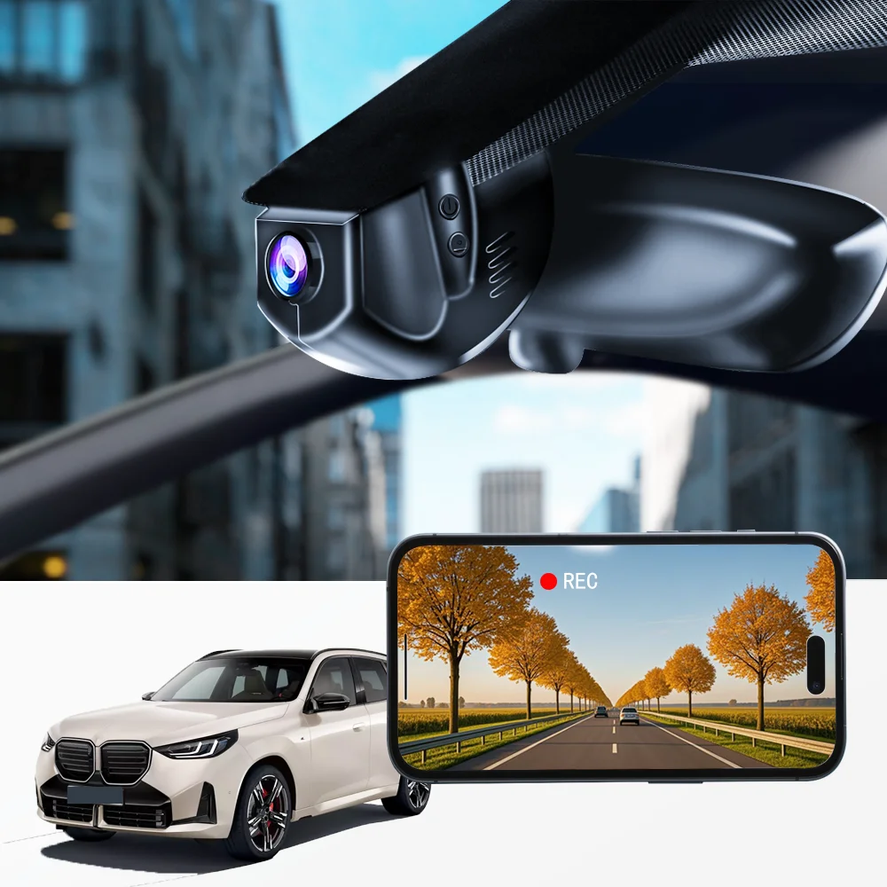 4K HD Plug and play DashCam For BMW X3 F25 X5 F15 X1 F48 X4 X6 X7 M 1 3 5 7 Series F20 F30 F31 F32 F10 WIFI APP Car Dvr Dash Cam