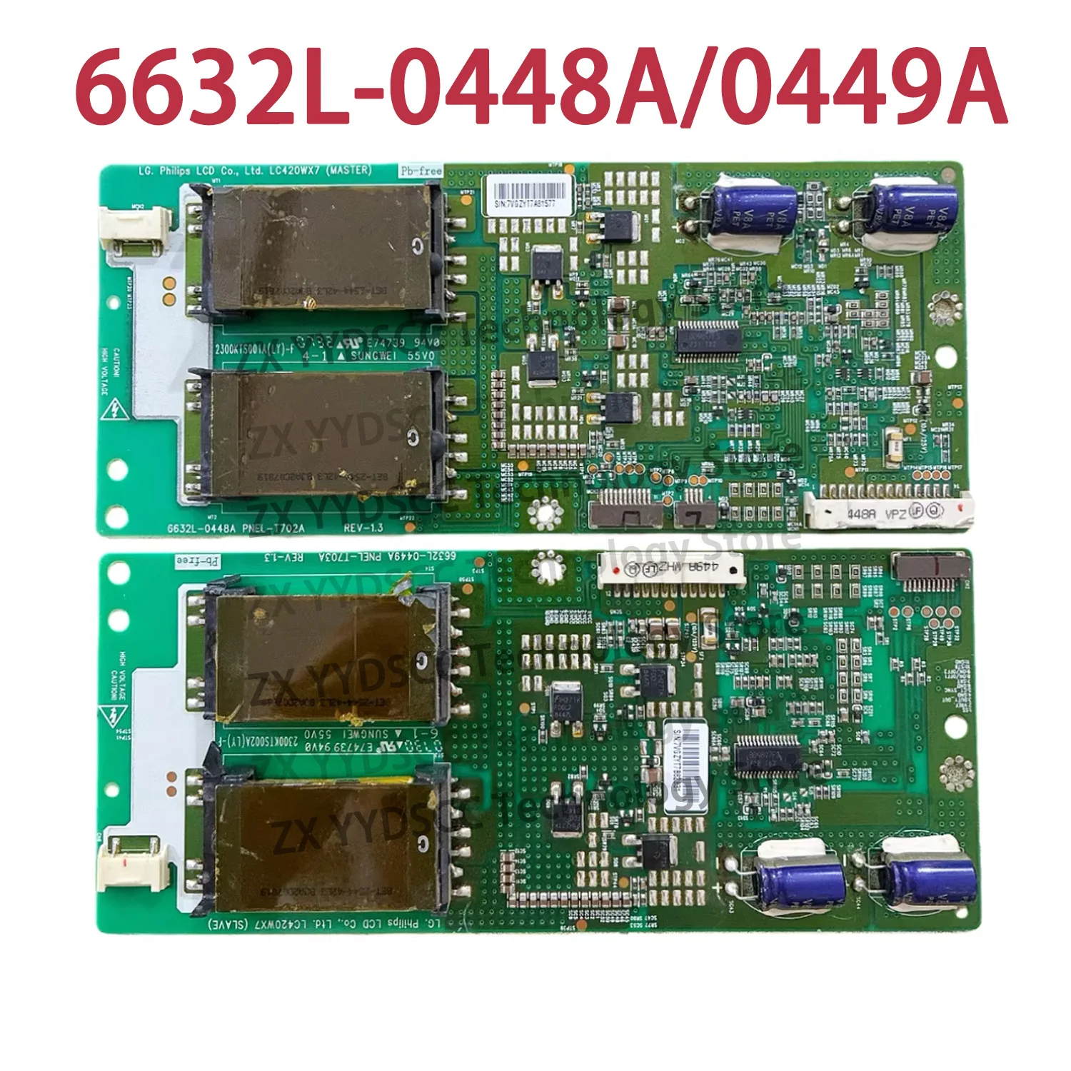 

6632L-0448A 6632L-0449A Оригинальная высоковольтная плата 42L28RM 42L98SW 6632L-0448A