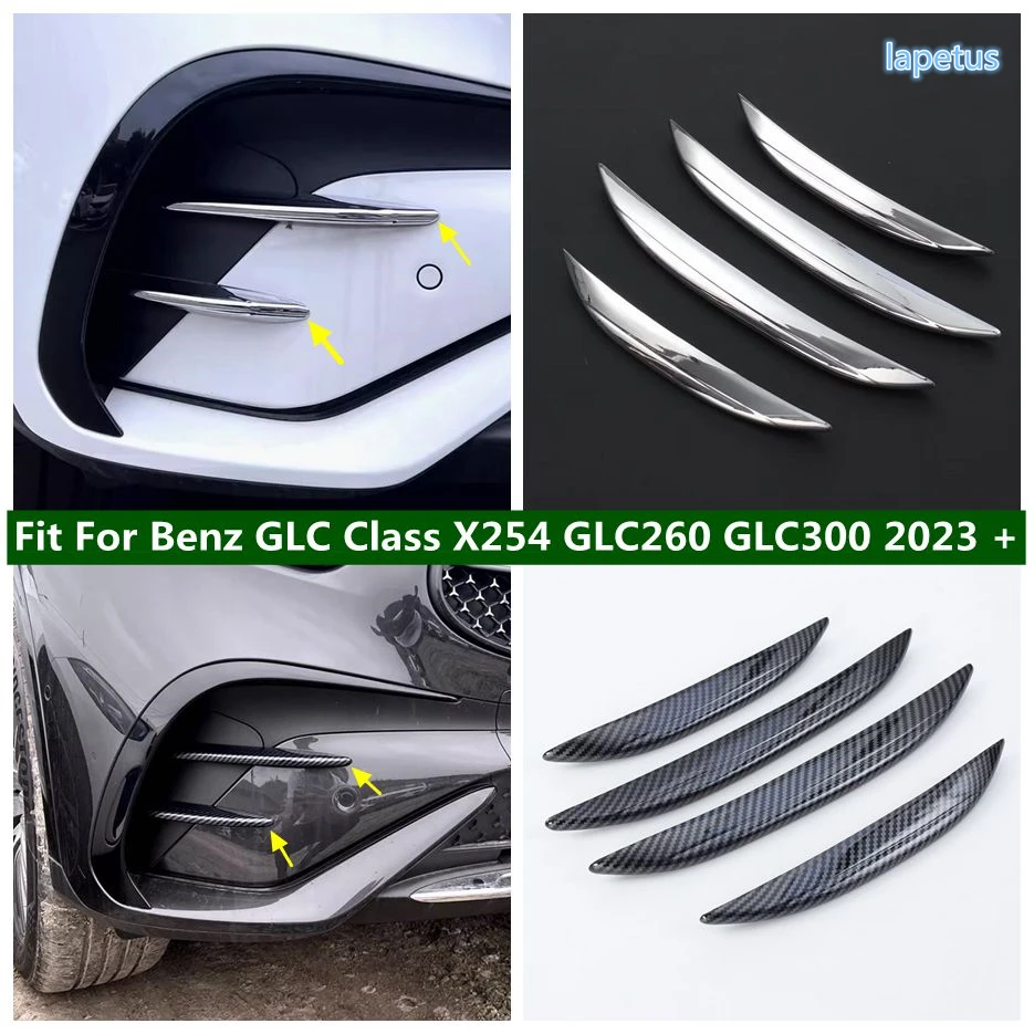 

Front Grill Fog Light Lamp Eyebrow Eyebrow Decoration Cover Trim Fit For Benz GLC Class X254 GLC260 GLC300 2023 2024 Accessories