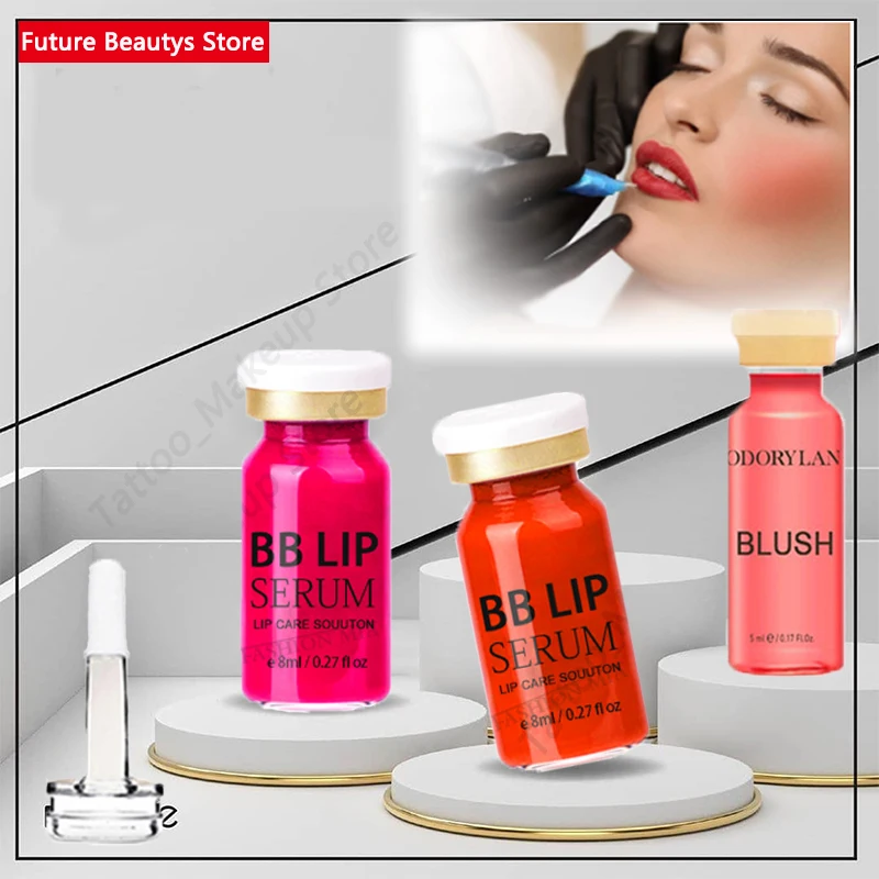 3pcs/set Glow Korea BB Lips Ampoule Serum Moisturizing BB Lip Kissum Serum BB Cream For Lip Gloss MTS Dr Skin Care Treatment