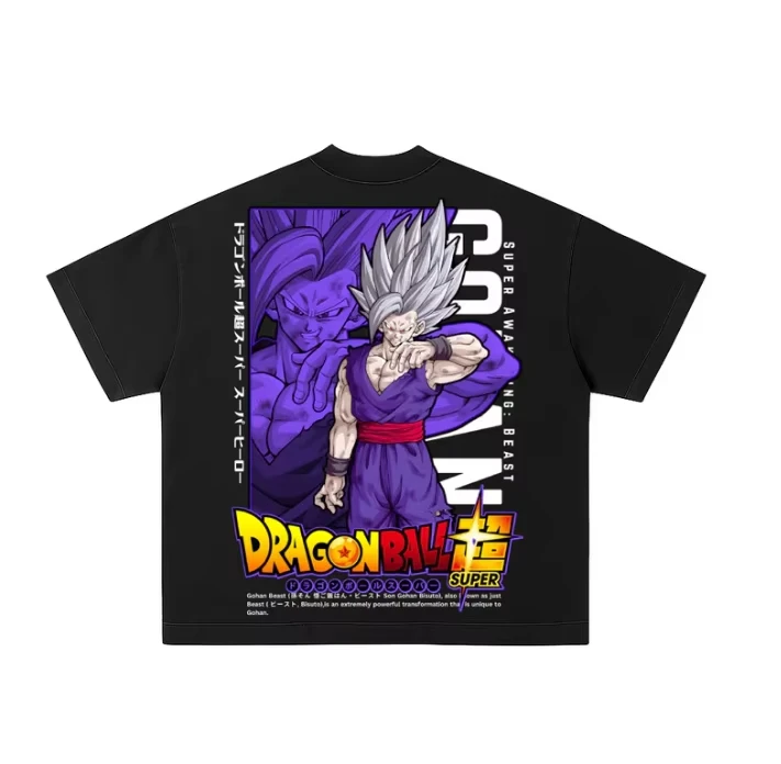 

Новая футболка 2026 года в стиле Dragon Ball: летняя хлопковая футболка с принтом Бегита, повседневная спортивная футболка для фитнеса, ретро-стиль Харадзюку, топ