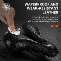 Bicycle Saddle MTB Road Bike Hollow Breathable Seat Cushion Waterproof Soft Shock Absorption Cycling Saddle Parts
