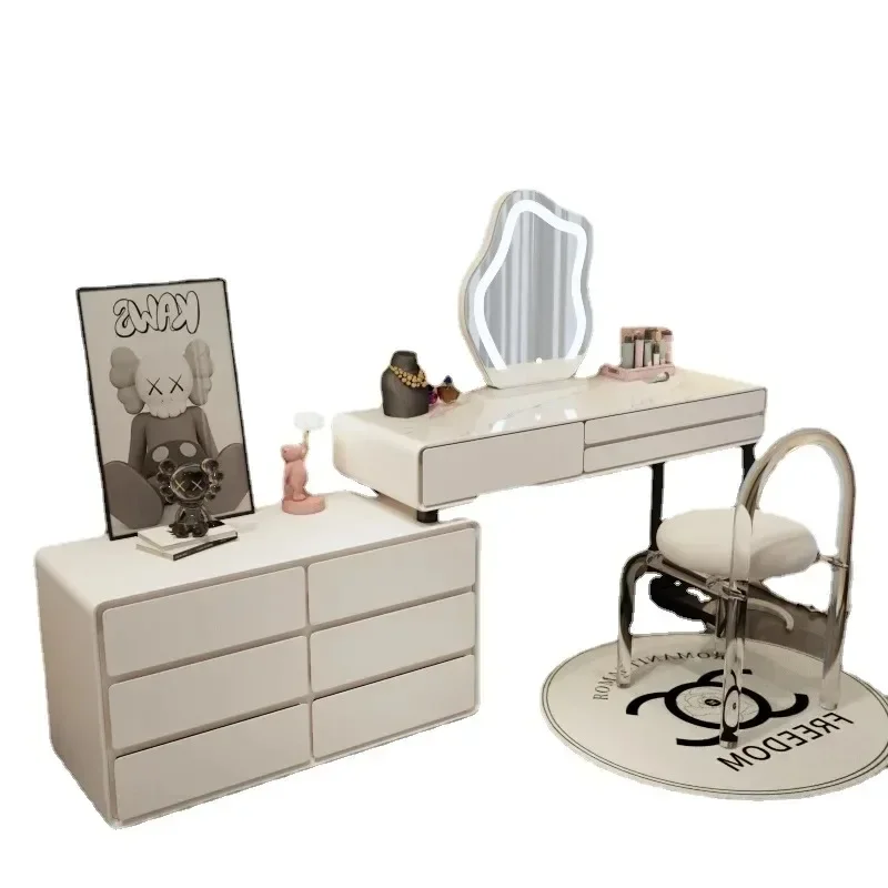 Luxury Nordic Dressing Table Organizers Storage White Makeup Dressing Table Bedroom Classic Coiffeuse De Bedroom Furniture