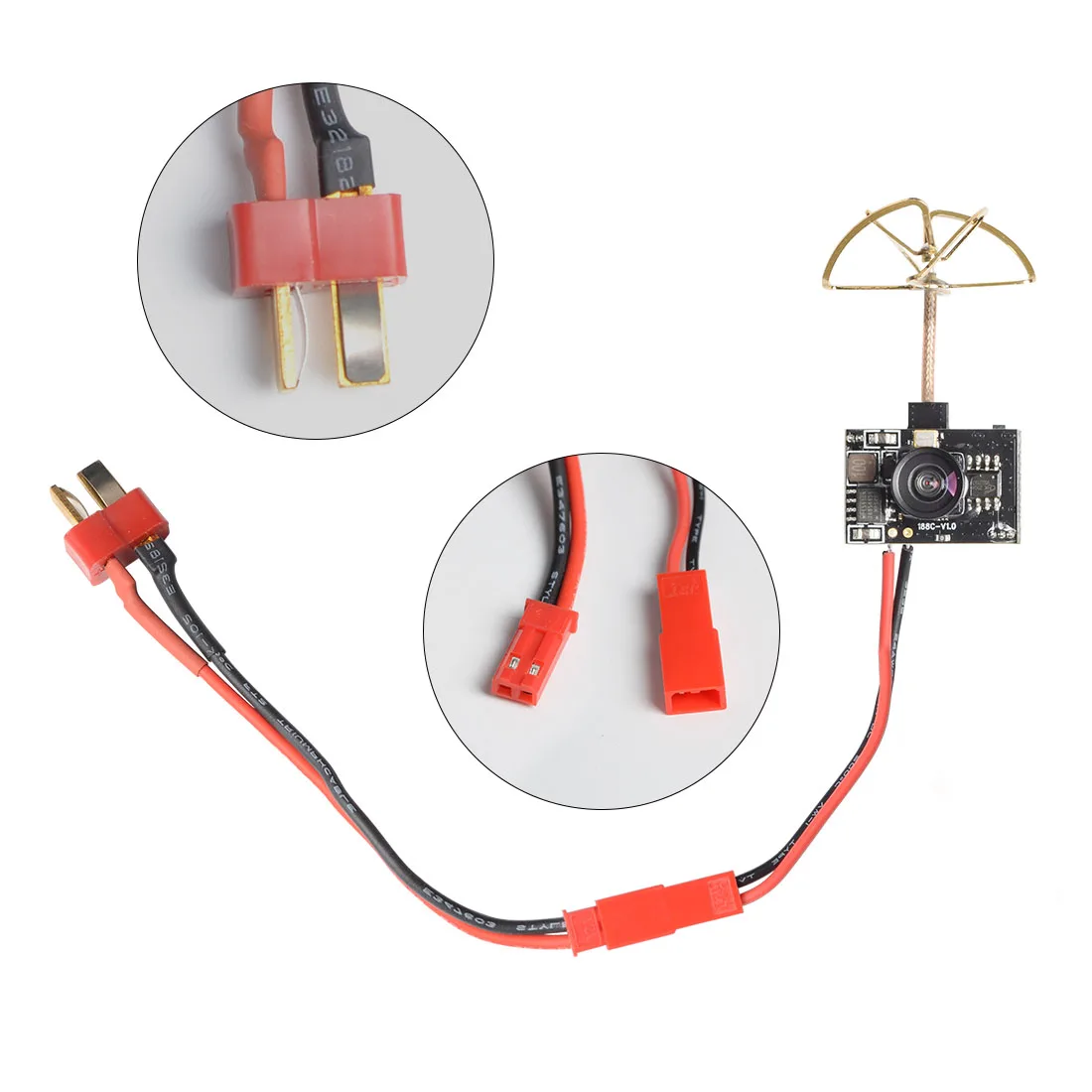 Piggyback-Caméra Micro AIO FPV 5.8G 40CH VTX, prise en charge OSD SmartAudio, sortie 400mW avec mode Pit, émetteur FPV, 600TVL NTSC 120 F
