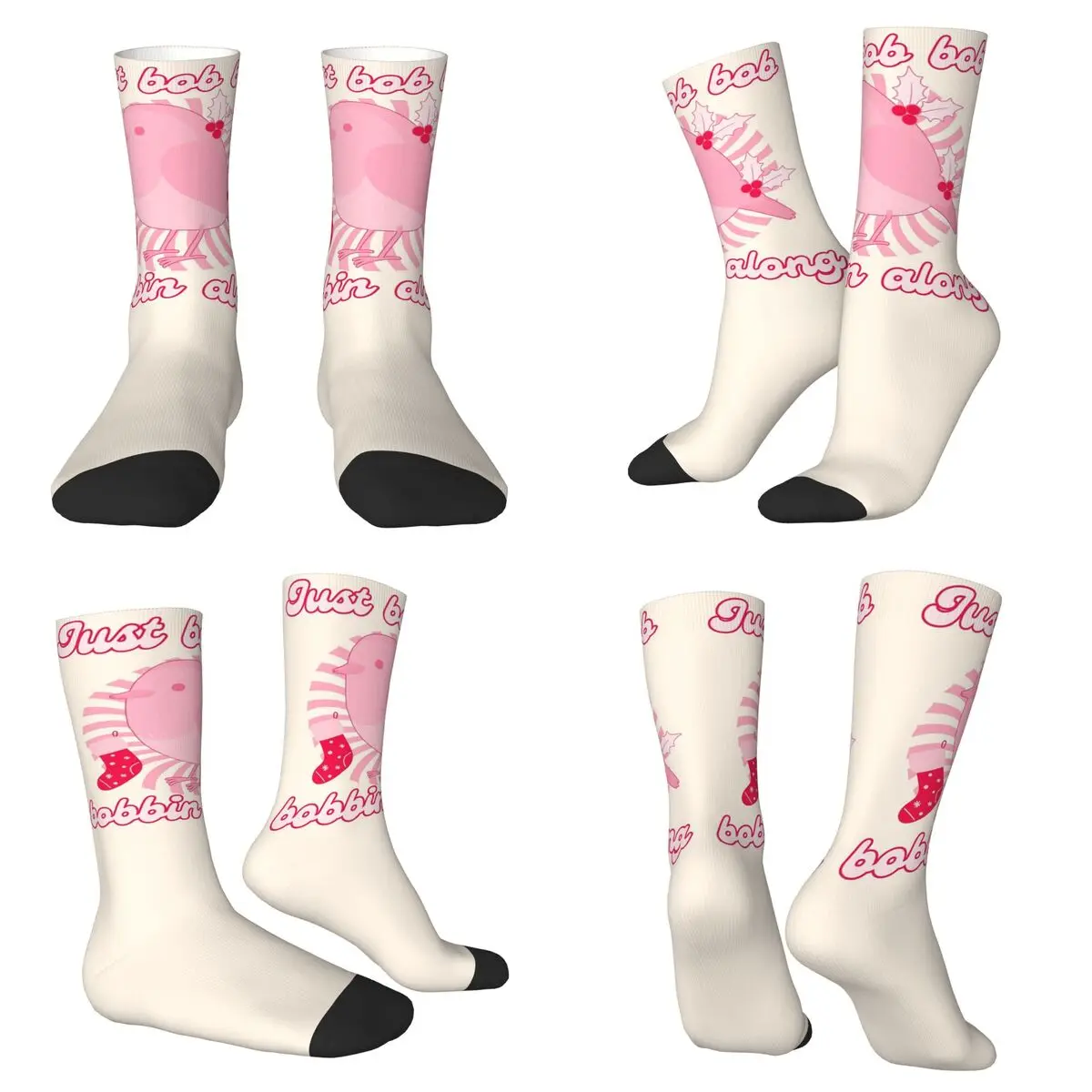 

Носки Bob Bobbin Along в стиле Харадзюку, супер мягкие чулки, всесезонные длинные носки, аксессуары для мужчин и женщин, подарок на день рождения