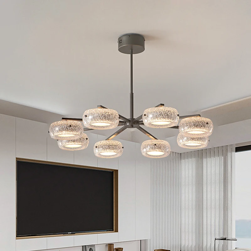 Modern minimalist living room pendant light dining room LED pendant light indoor lighting intelligent application lighting