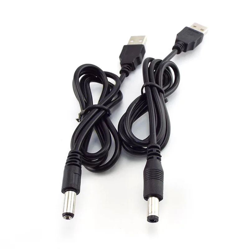 0.8m usb 2.0 tipo a macho para dc plug conector de alimentação para pequenos dispositivos eletrônicos cabo de extensão usb 5.5*2.1mm 5.5*2.5mm jack