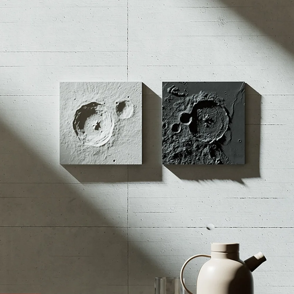 Concrete Relief Abstract Decorative Painting Living Room Dining Room Porch Corridor Decorative Painting 3d Stereoscopic Painting