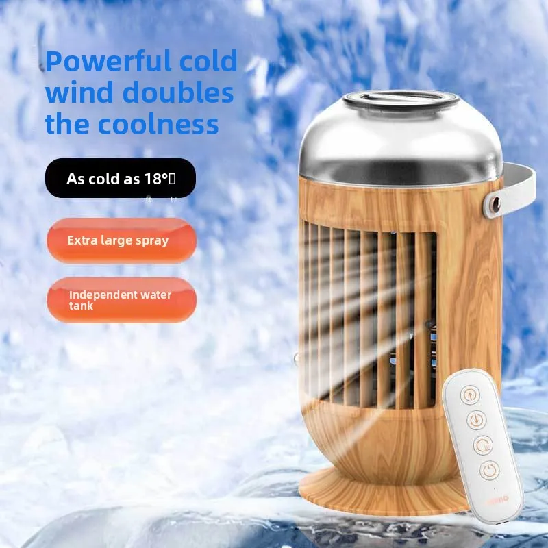 Spray Humidification Desktop Cooling Fan Office Household Cooling Fan Mini Portable Mobile Water Cooling Fan