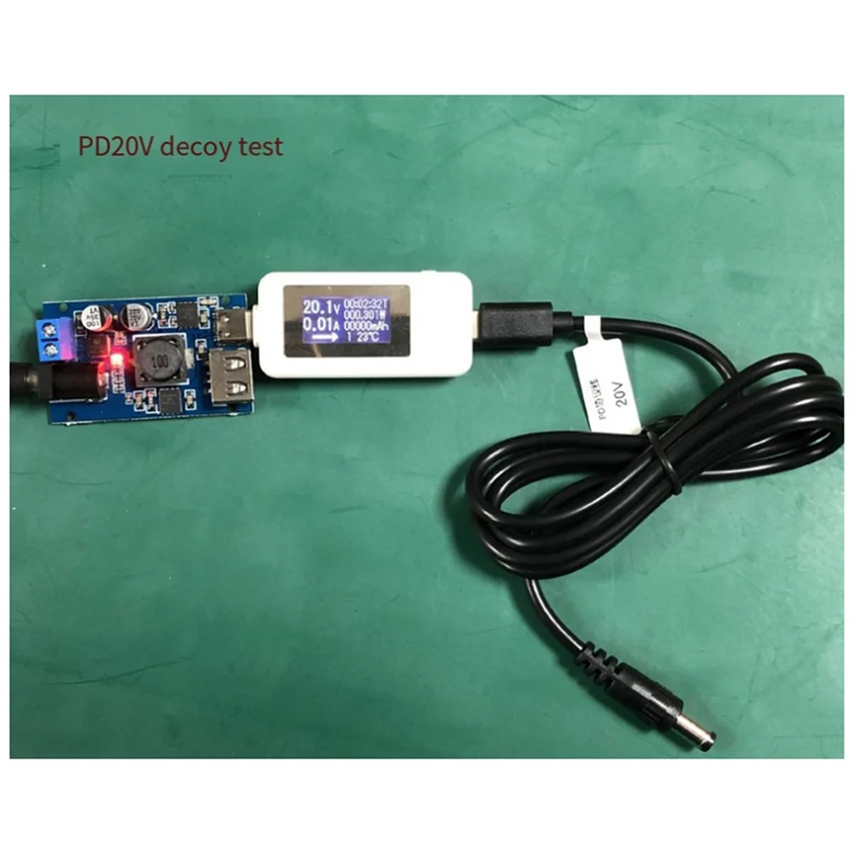 DC-DC Car Step-Down to QC3.0 Smartphone Fast Charger PD3.0 Multi-Protocol 15V 20V PPS Qualcomm with Crystal Case Module