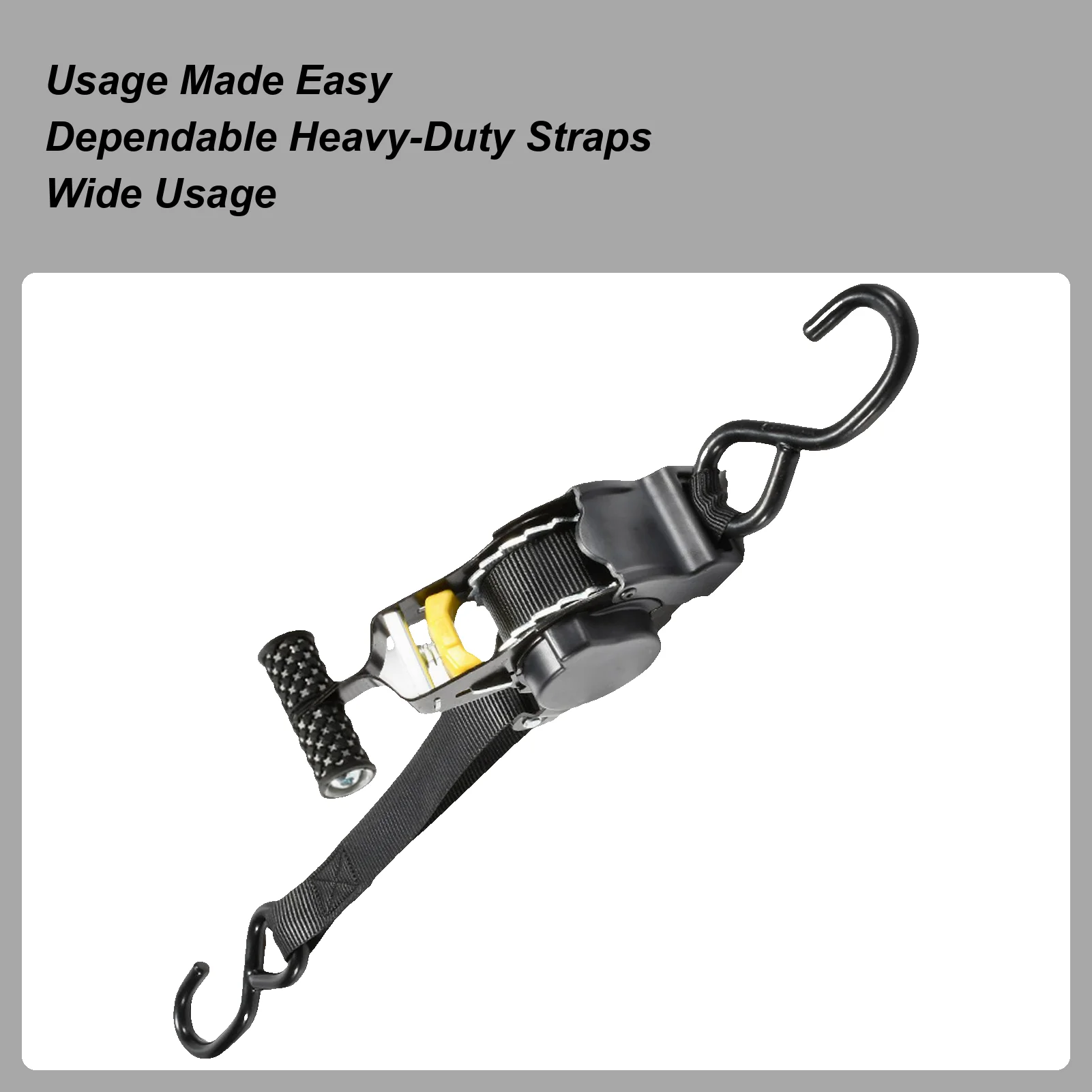 

Car Tie Down Straps Ratchet Auto Self-Retracting Car Hauler Ratchet Straps Heavy Duty Automotive Webbing Supplies For