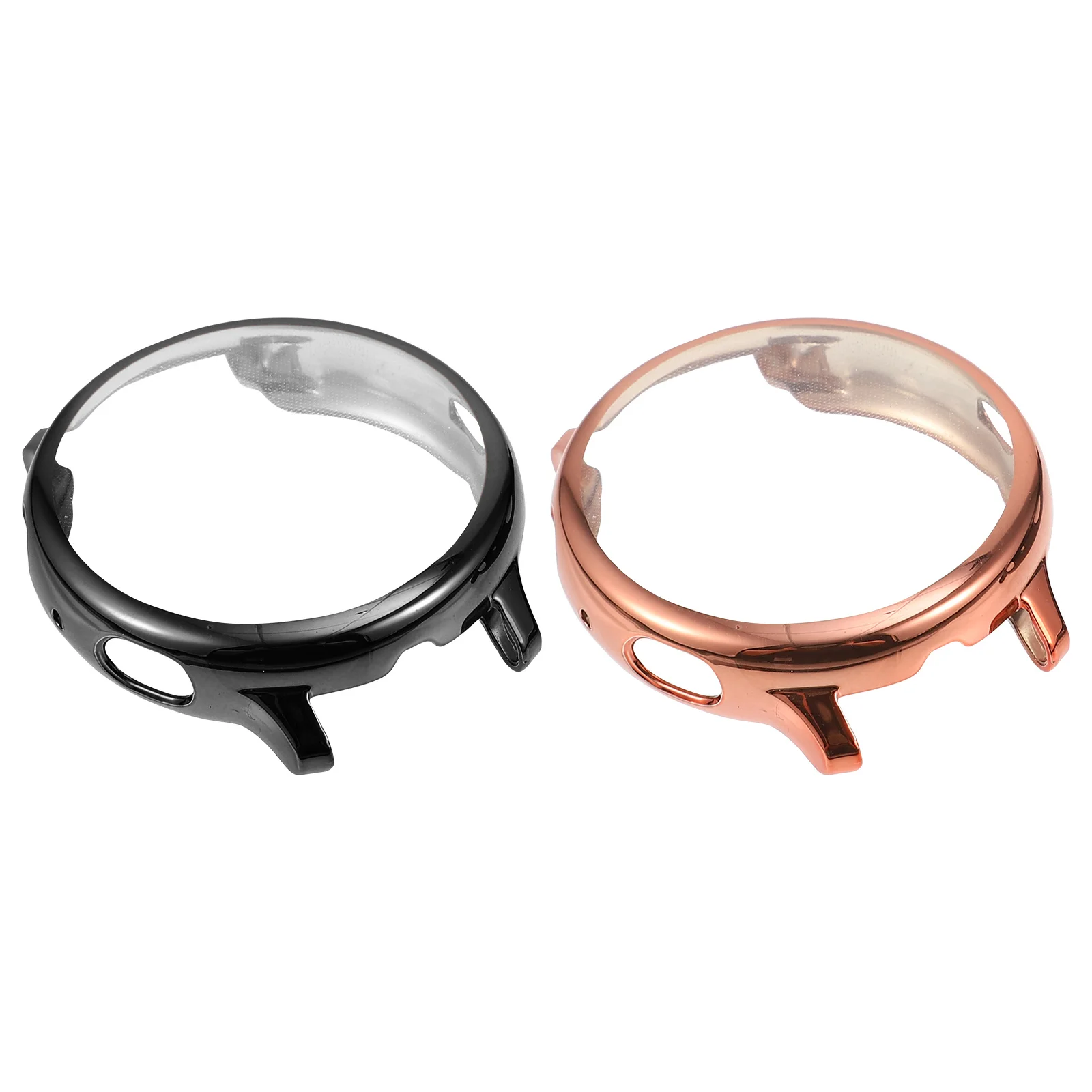 

2Pcs Tpu Watch Shell Protector Caps Anti-Drop Lightweight Compact Decorative Case for Active 2 Watch Screen Protector