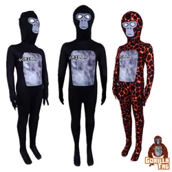 Gorilla Tag Jumpsuit Halloween Costume Game lava gorilla Gorilla Tag Cosplay Child Anime Bodysuit Carnival Party Fancy Dress Up