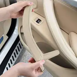 2 Colors Car Door Handle For BMW E70 X5 X6 Inner Door Handle Pull Trim Cover Rear Left Right Passenger