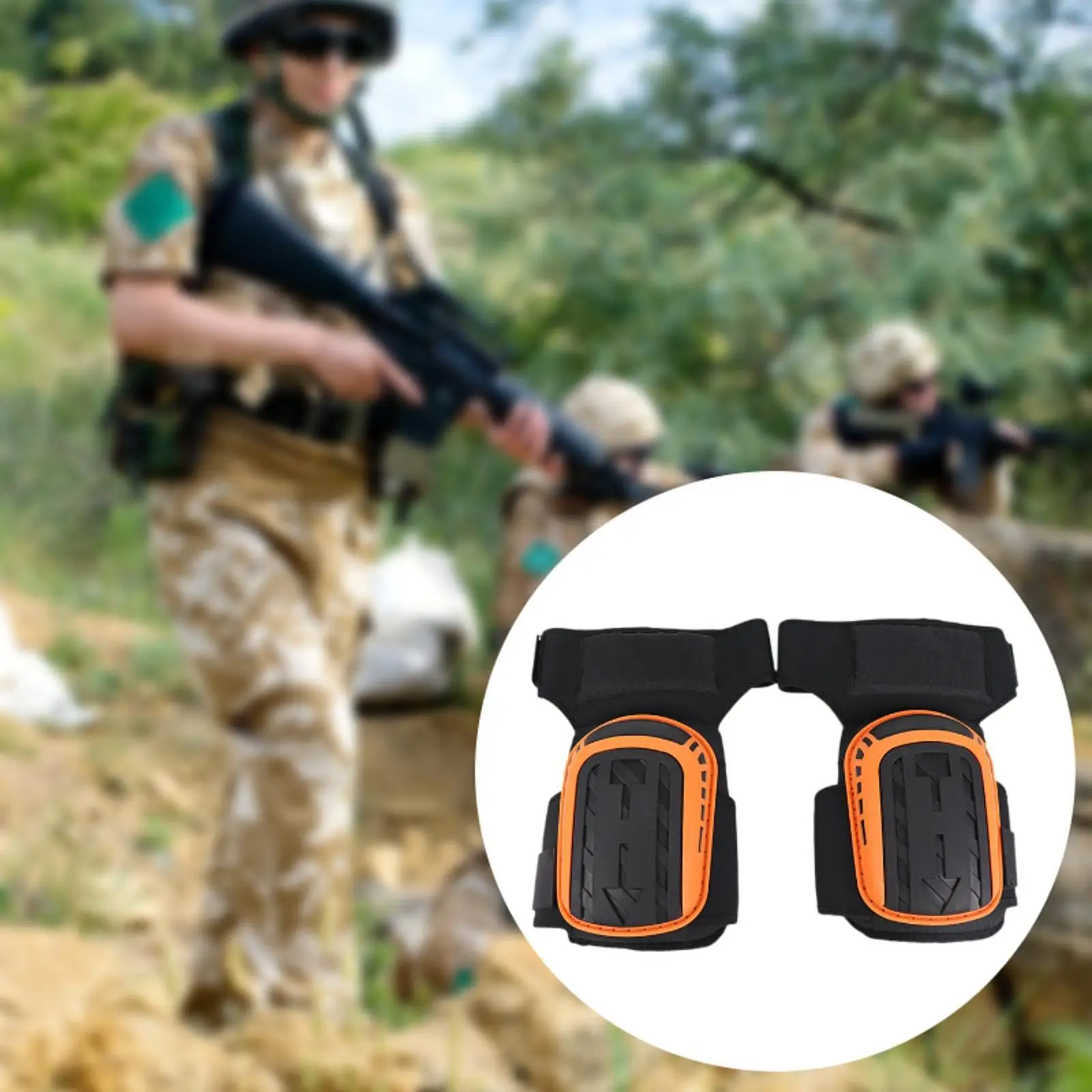 2Pcs Work Kneepads Heavy Duty Knee Pads for Work for Hunting Scooter