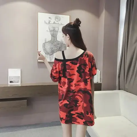 여름 복장 여성 탑 오프 숄더 여성 티셔츠 Alo 젊은 옷 트렌드 의류 Y2k Vintage Pulovers Emo Sale Kpop