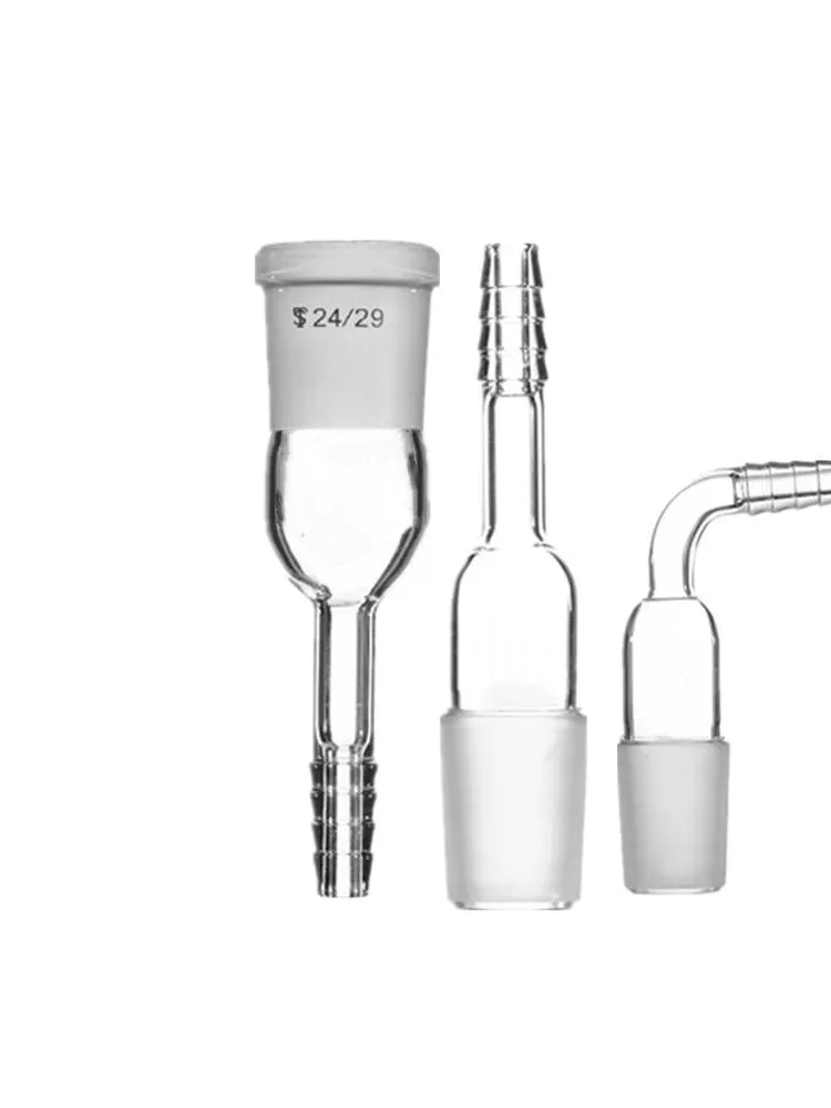 1 pcs 19/26 24/29 szkło gięte Adapter układu wydechowego połączenia szkło laboratoryjne — zdjęcie produktu 7