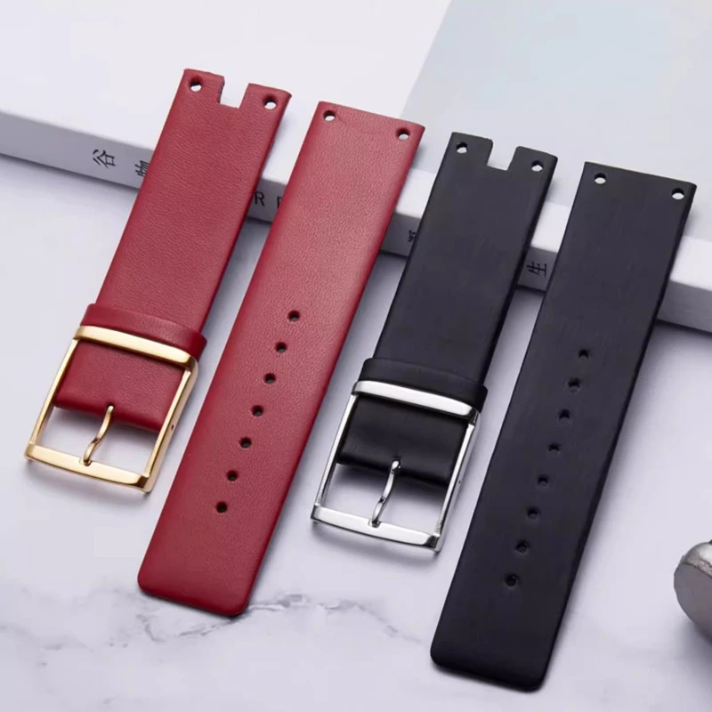 Watch Bands for CK K94231 K9423101 Genuine Leather Durable Soft for Calvin Klein Watch Strap Men Watch Bracelet 22mm