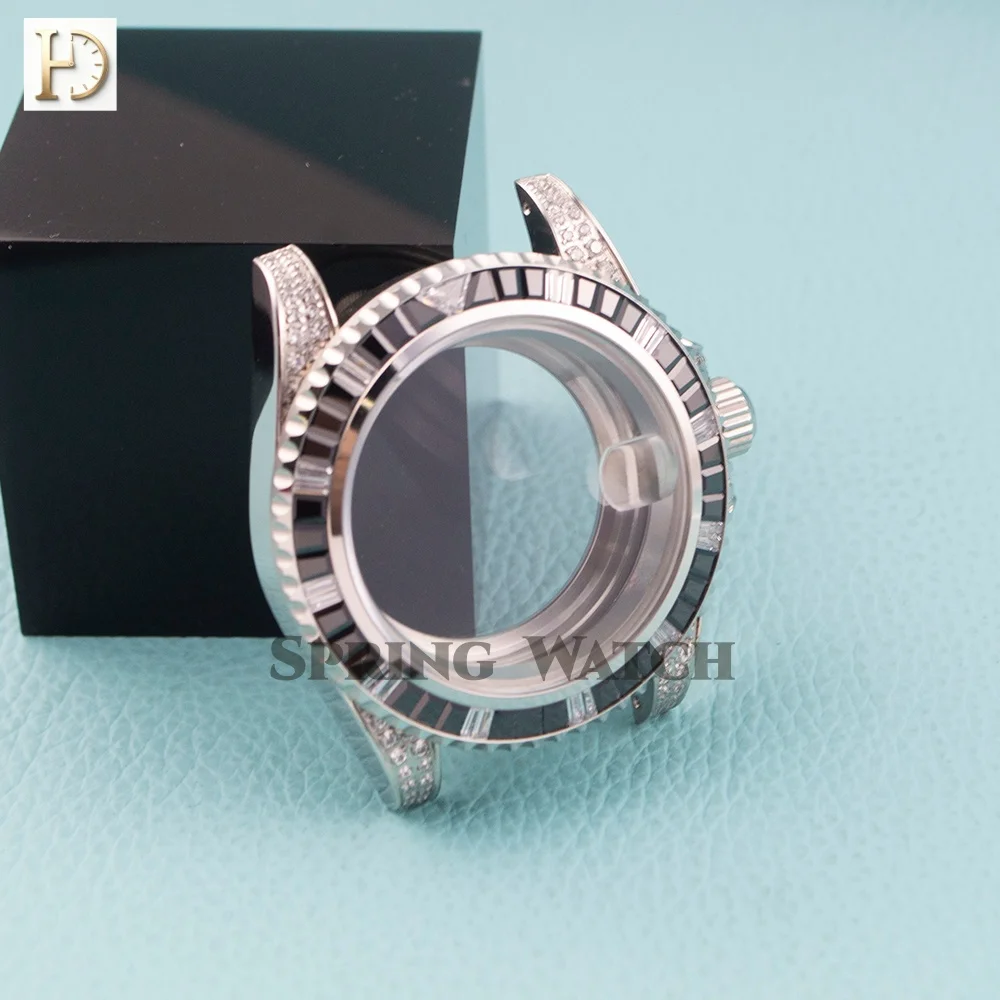 nh35-case-316l-stainless-steel-diamonds-watch-case-sub-gmt-sapphire-glass-for-nh35-36-automatic-movement-10bar-waterproof-case