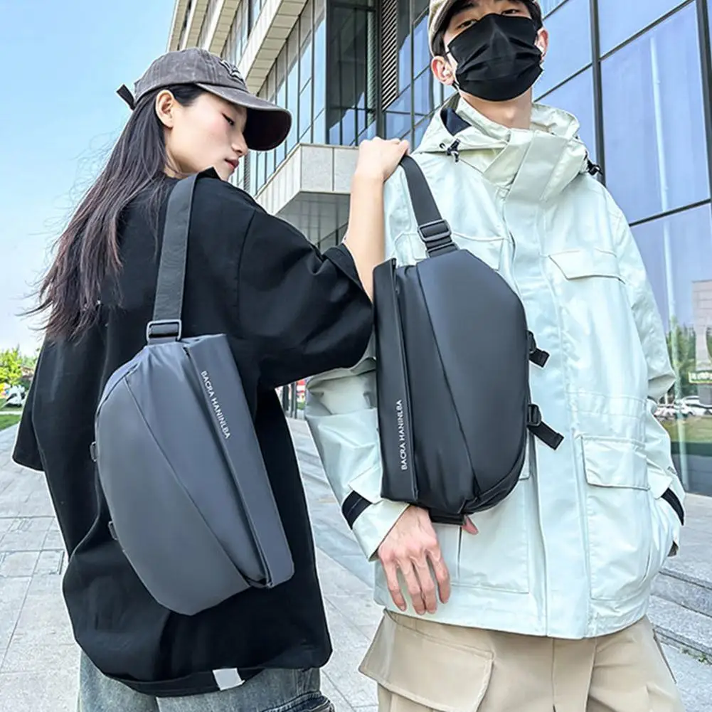 

Большая вместительная сумка-слинг, рюкзак через плечо, сумки через плечо, унисекс, повседневный рюкзак, рюкзаки на ремне,äcke, нагрудная сумка для путешествий