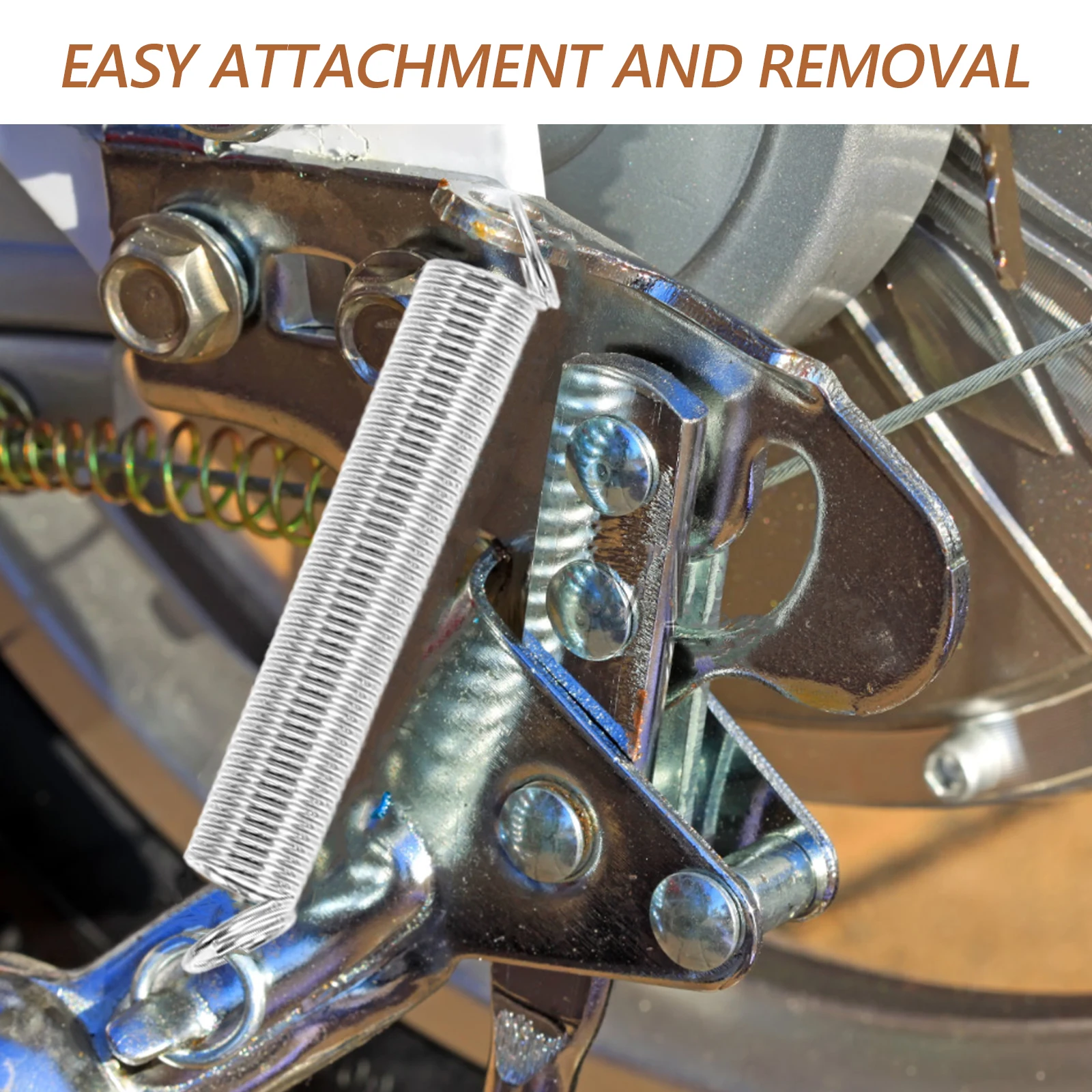 

200Pcs Metal Spring Set Assorted Small Springs Kit for Crafts Fixing Connecting Support in Household Vehicle Machinery Use