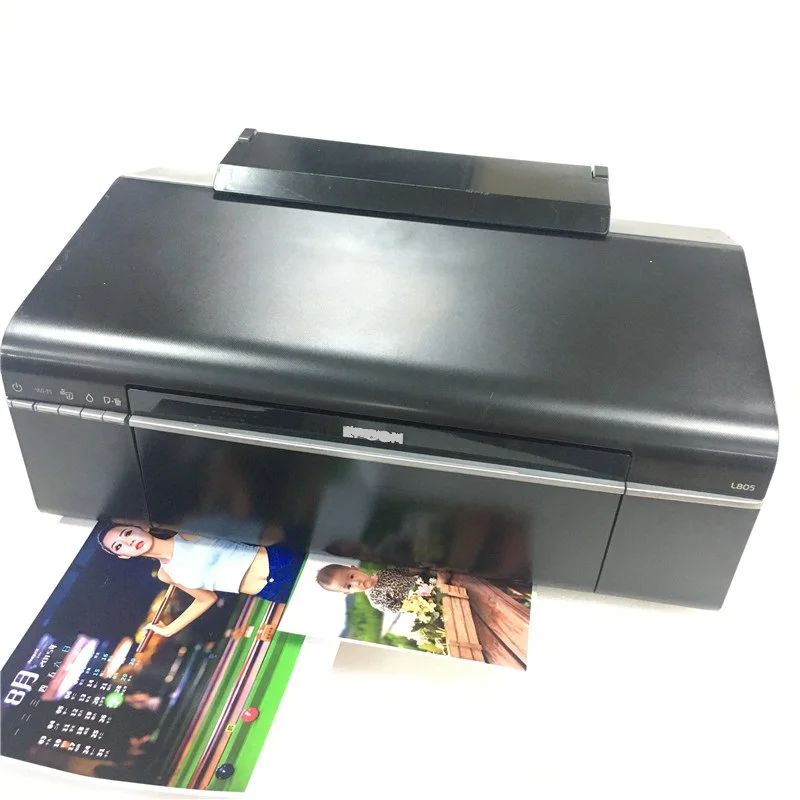 

A4 Size 6 Color L805 Printer Machine for Epson DTF Inkjet Tshirt Sublimation Ink Ecosolvent Printing Pvc Id Card with Printhead
