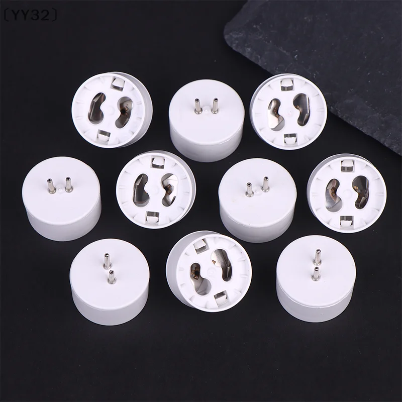 〔YY32〕10Pc MR16 To GU10 Socket Base Halogen Light Bulb Lamp Adapter Converter High Temperature Resistance Conversion Lamp Holder